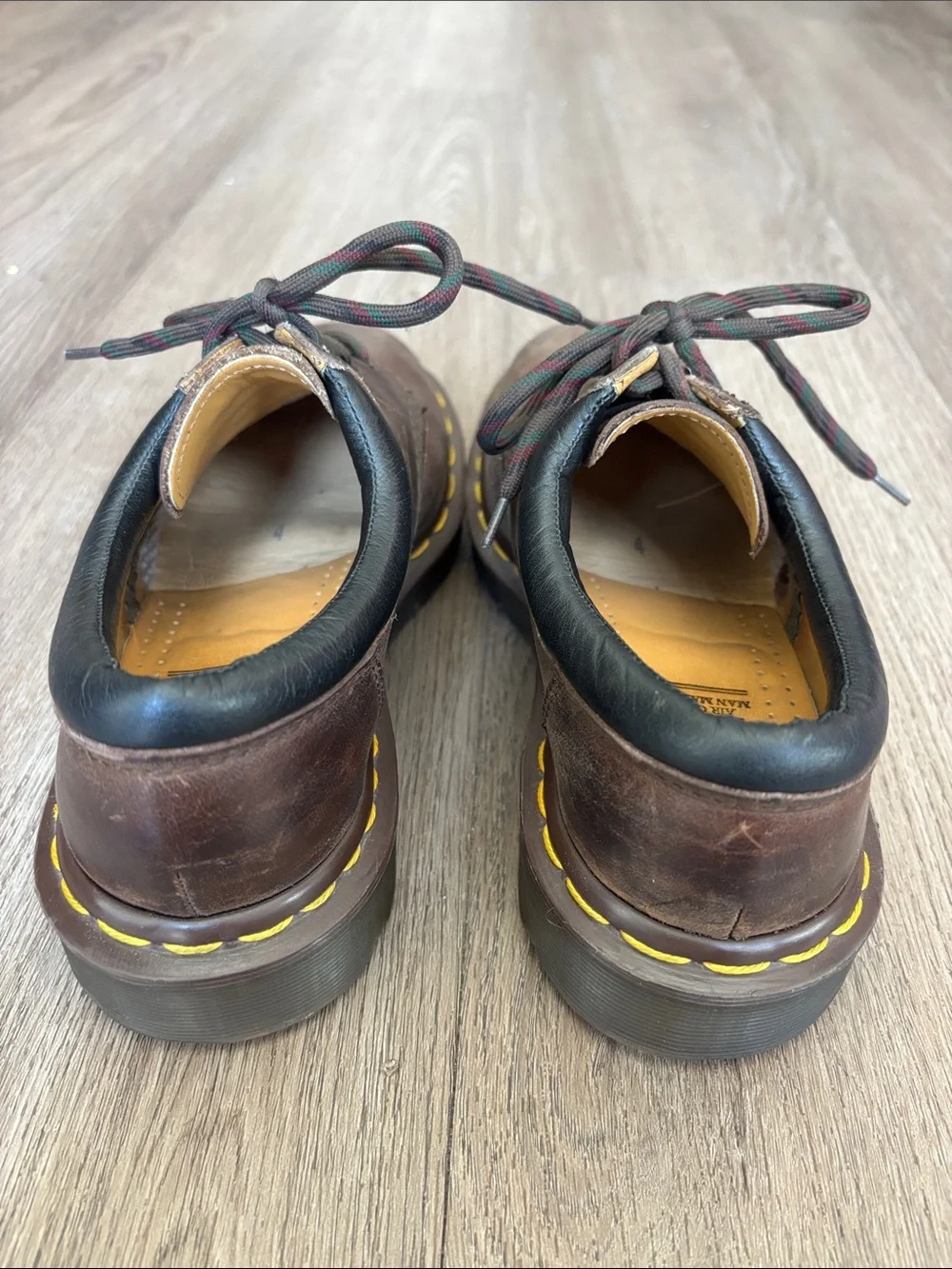 Original AirWair Dr. Martens Crazy Horse Brown Leather Lace-Up Shoe 8053